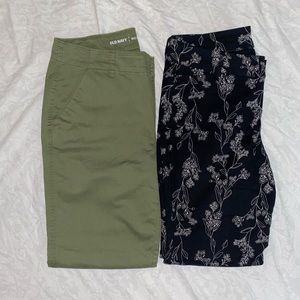 Two pairs of Old Navy pants